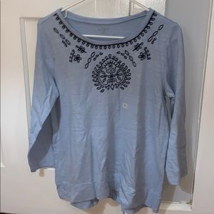 *NEW* Loft 3/4 length sleeve shirt